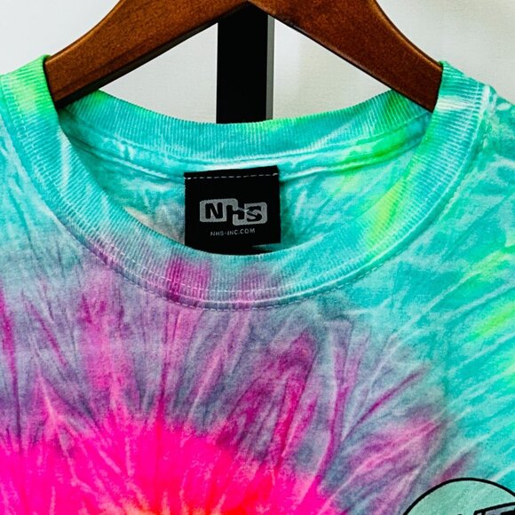NWT Santa Cruz Tie Dye T-Shirt Size M Only at Tillys Spiral Logo Rainbow - Picture 7 of 13